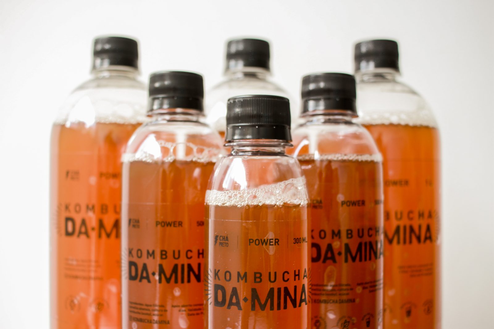 Garrafas da Kombucha da Mina